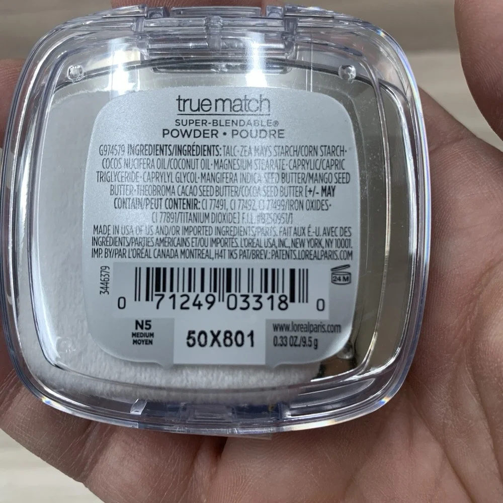 L'oreal‎ Paris TRUE MATCH SUPER BLENDABLE POWDER FOUNDATION N5 Medium
